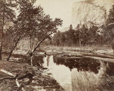 Cottonwood Bend, Valley of the Yosemite, 1872 by Eadweard Muybridge